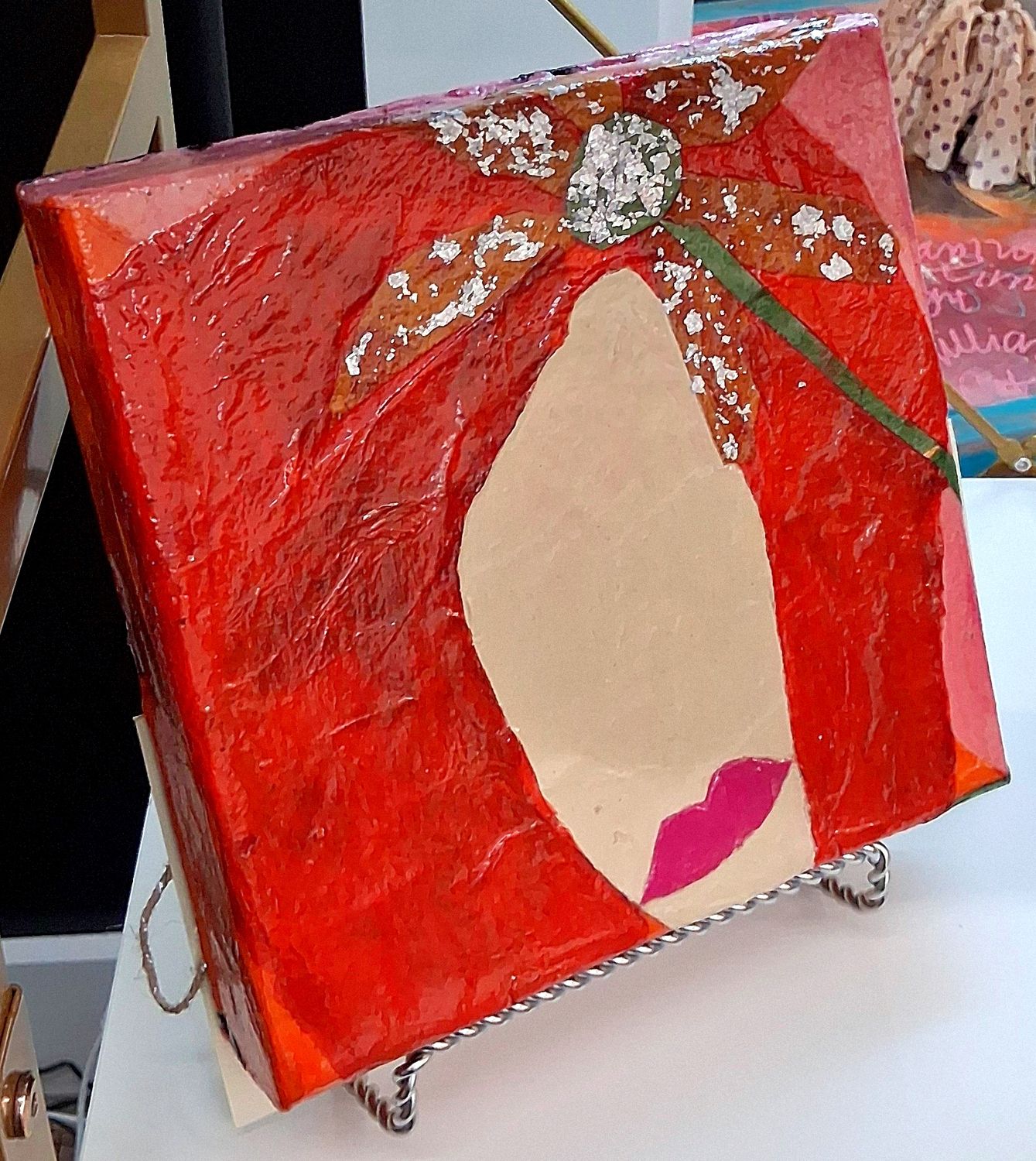 Sunny Lady II- 10x10 Mixed Media Original Sunny Lady II- 10x10 Mixed Media Original