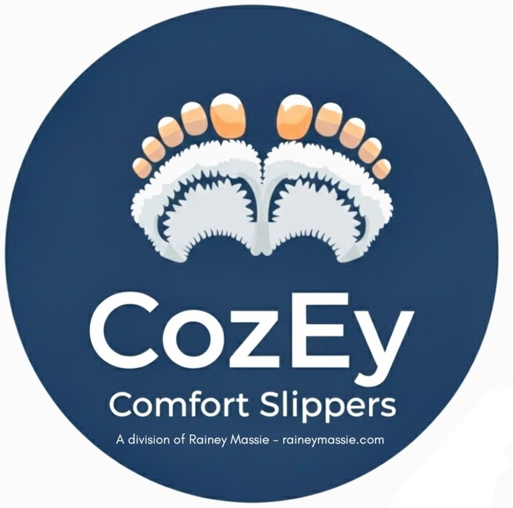 Cozey Life! Ivory Fluffy Slippers - Size Large