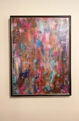 Abstract I - 36x48 Framed Original Painting