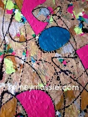 Happy Feelings - 48x48 Premium Collection Framed Collage Original