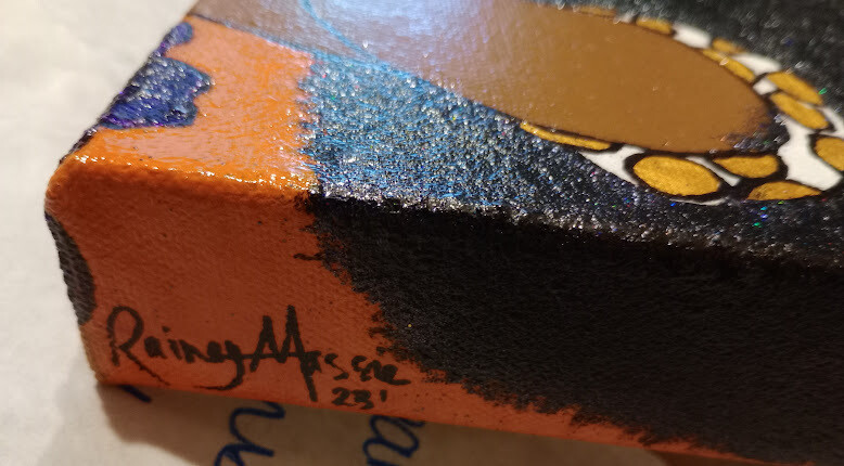 Rumara - LUXE Desk Art - 6x6 Art Original