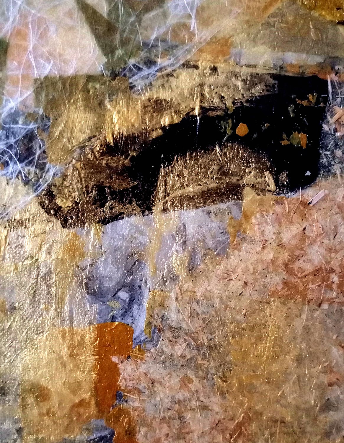 Gracious Glam - 12x12 Mixed Media LUXE Desk Art