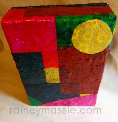 Abstract Simplified - LUXE Desk Art 5x7 Original