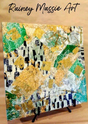 Lavish Jungle - LUXE Desk Art 12x12 Original