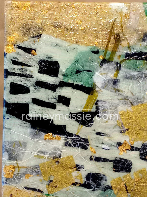 Lavish Jungle II - LUXE Desk Art 12x12 Original