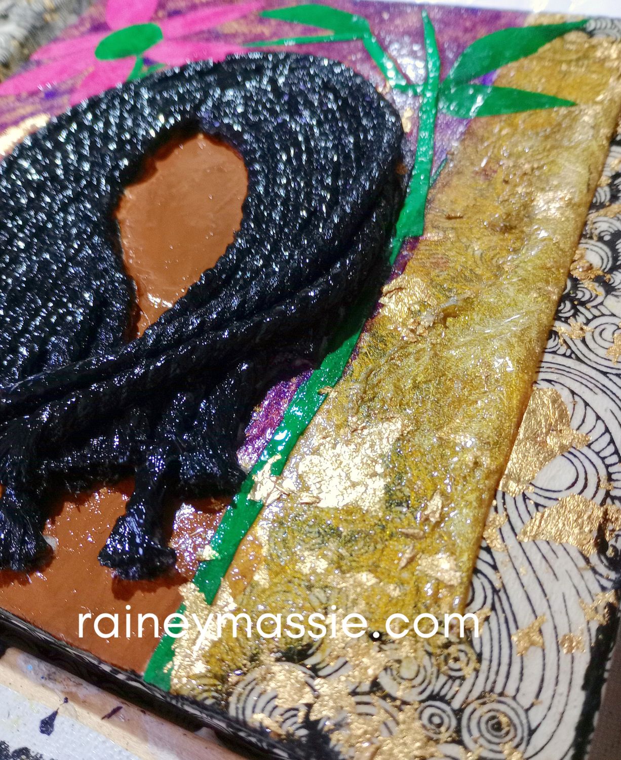 Fashionably Cute - 8x8 Original LUXE Desk Art