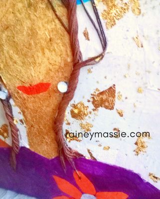 Britt - 12x12 Mixed Media Original