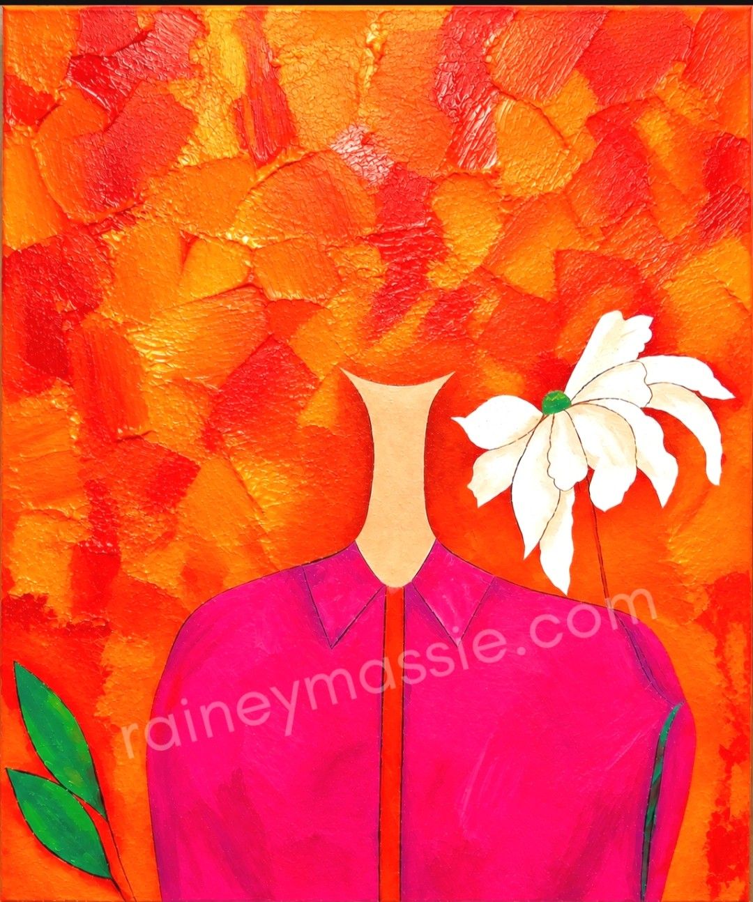 Sweet Lady - 38x40  Unframed Original