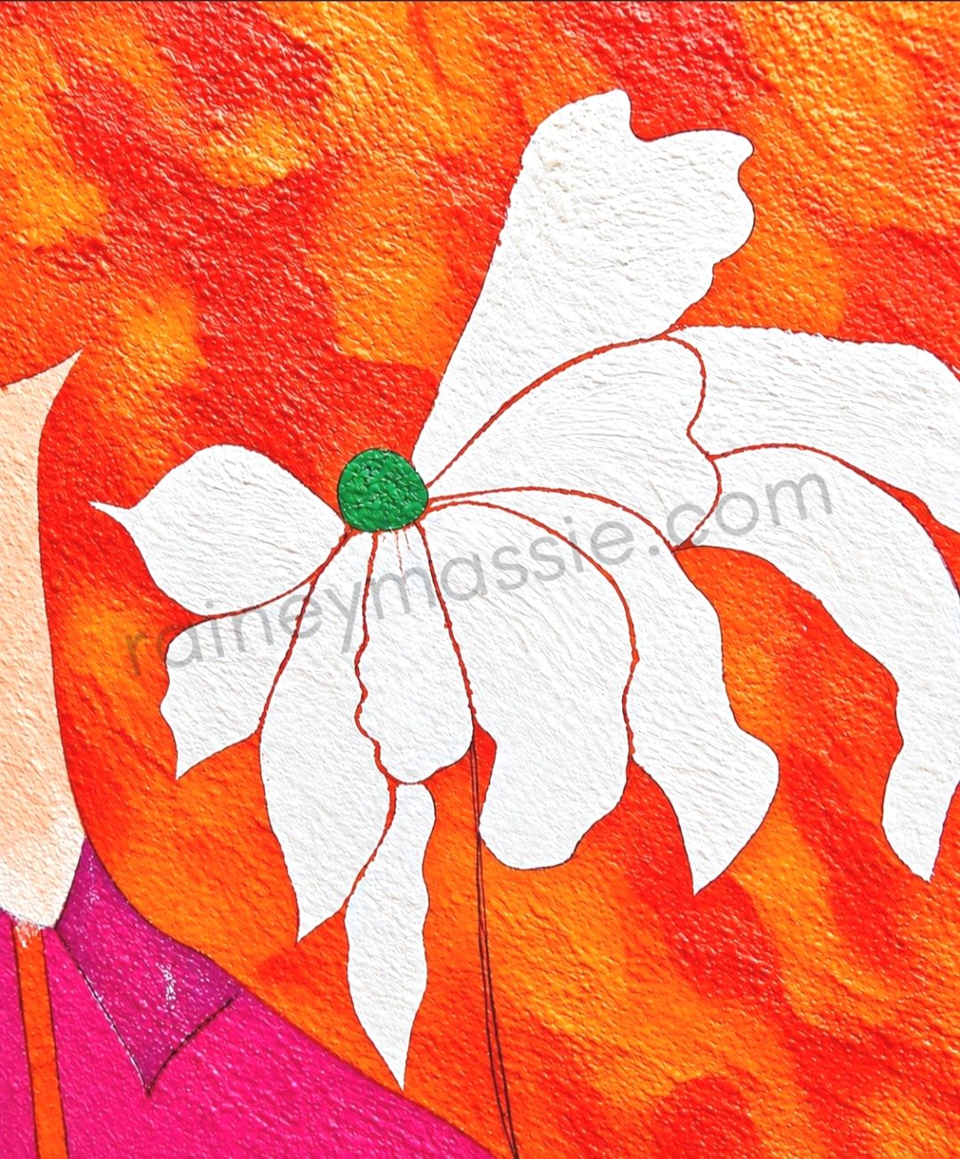 Sweet Lady - 38x40  Unframed Original