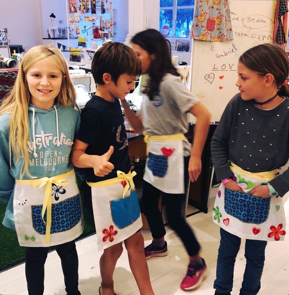 Teens &amp; Tweens Sewing lessons: Fridays, 10 lessons package- starts 25 JULY 3:30pm