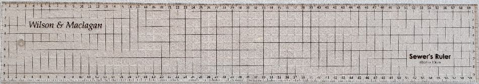 Perspex Ruler 60cm