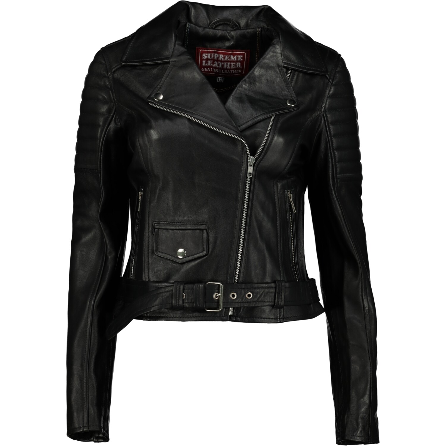 WOMEN CARGO SKINNY BIKER JKT