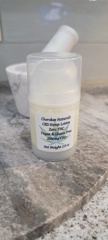 CBD Hemp Lotion THC Free