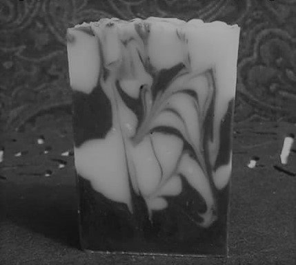 Activated Charcoal Swirl Soap