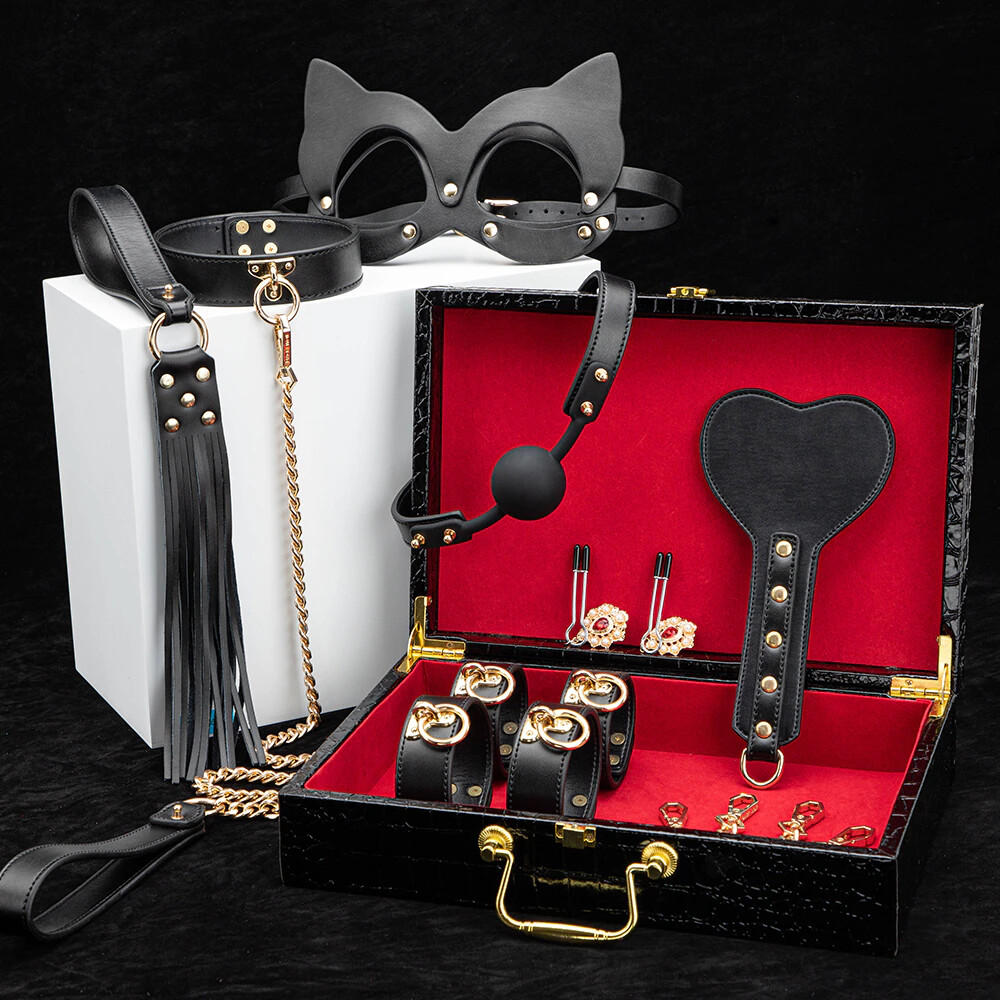 Leather BDSM Bondage Set