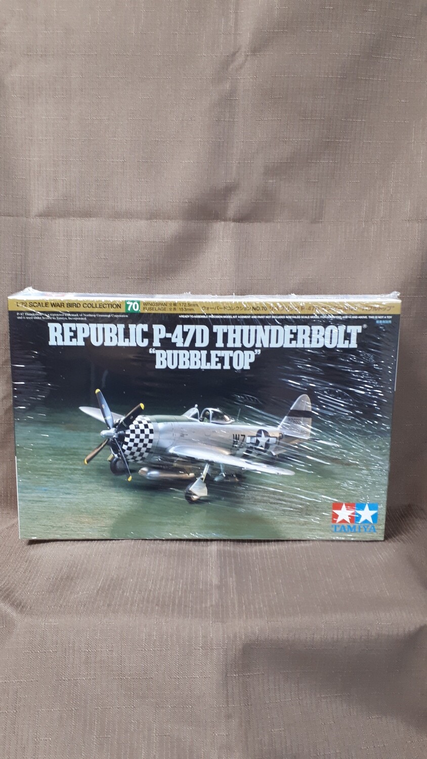 REPUBLIC P-47D THUNDERBOLT BUBBLE TOP Model Airplane Kit