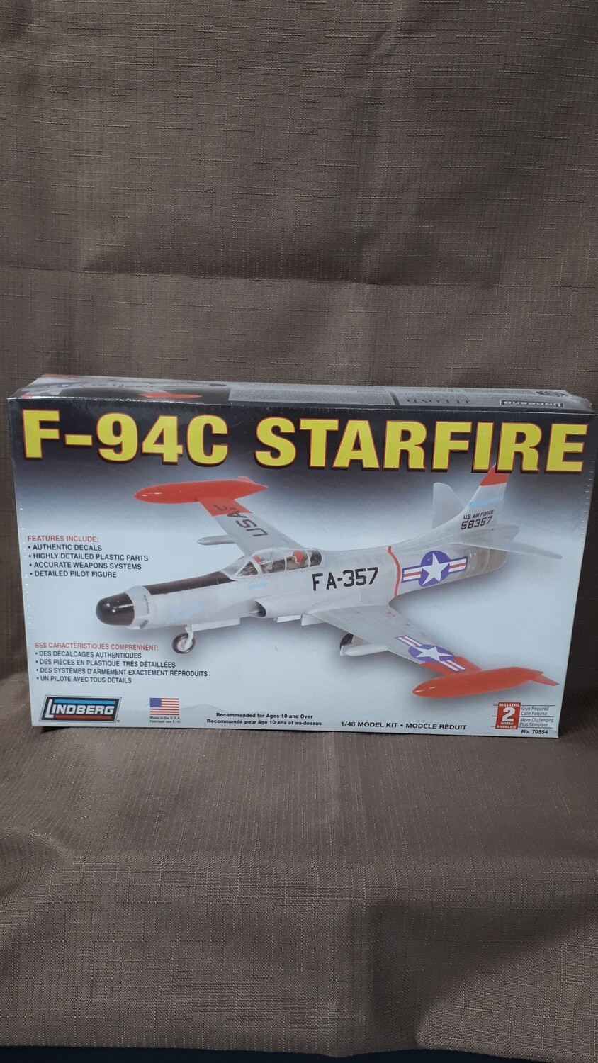 F-94C STARFIRE Model Airplane Kit