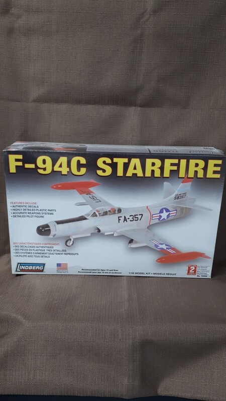 F-94C STARFIRE Model Airplane Kit