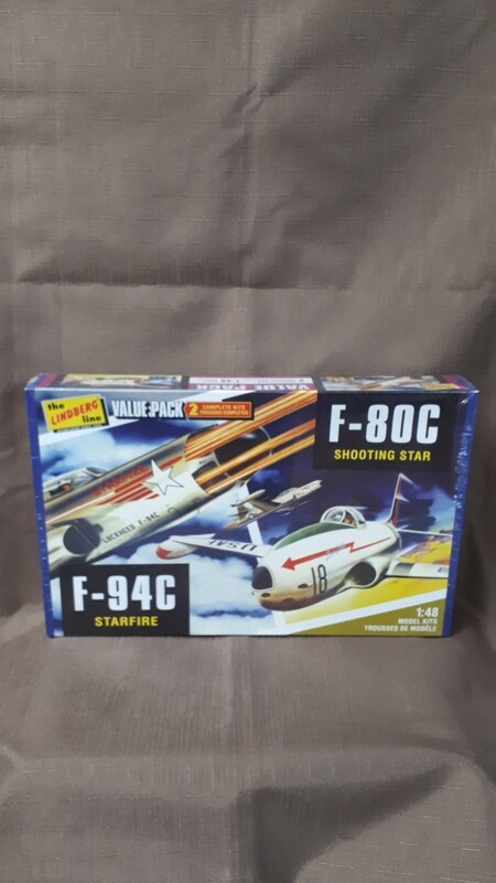 F-94C STARFIRE/F-80C Model Airplane Kit