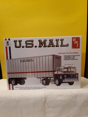 FORD C900 US MAIL TRUCK WITH TRAILER