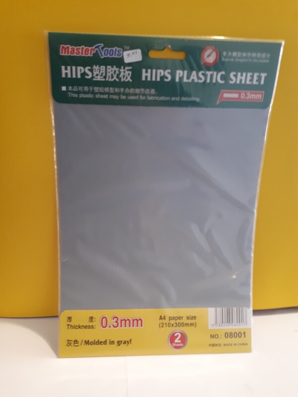 MASTER TOOLS PLASTIC SHEET 0.3MM