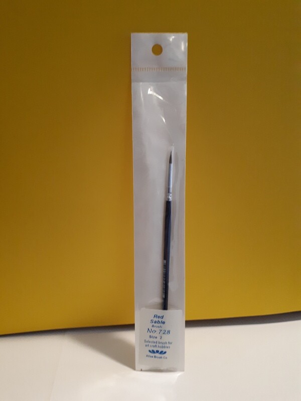 RED SABLE BRUSH SIZE 2