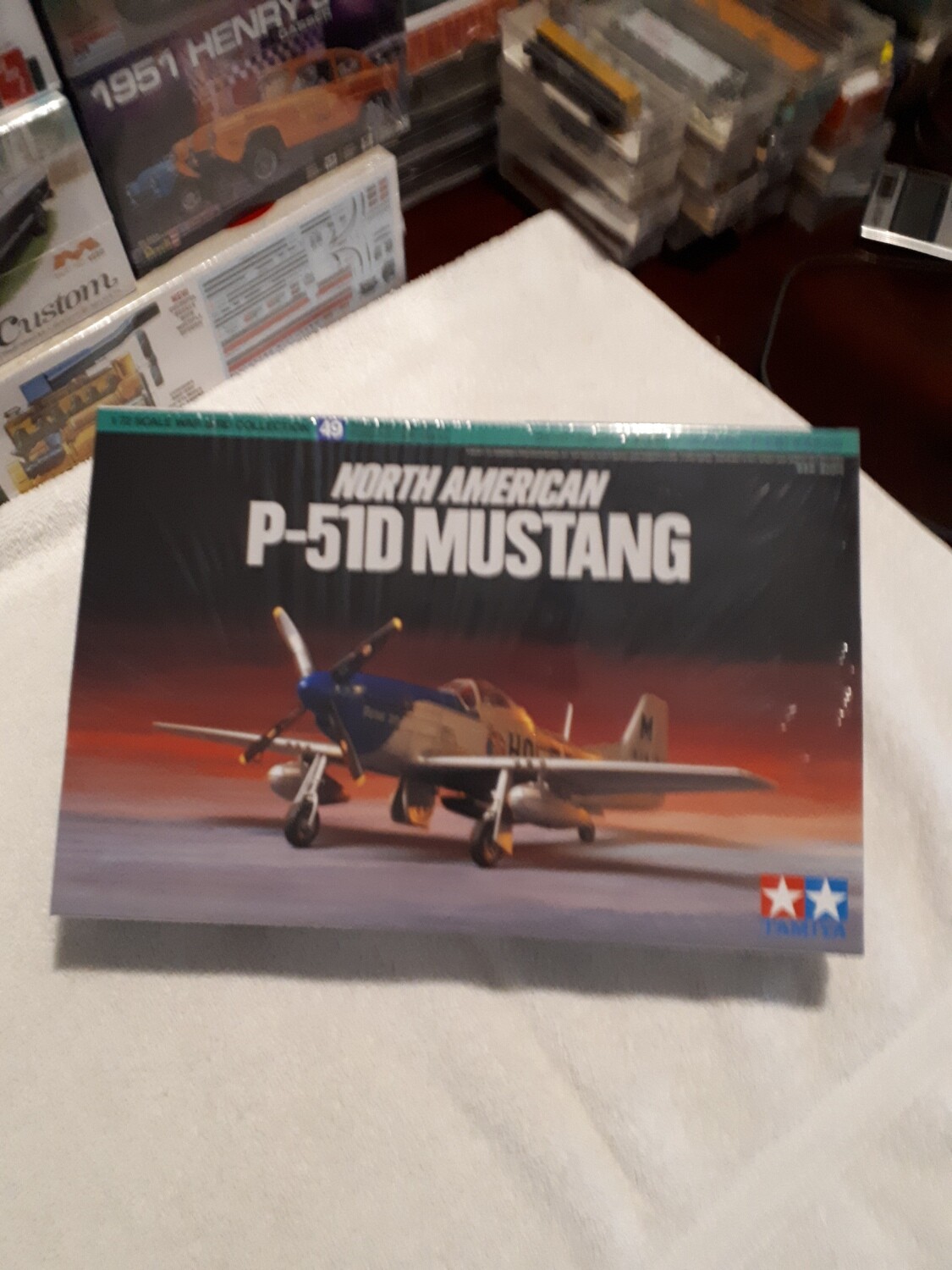 NORTH AMERICAN P-51D MUSTANG Model Airplane Kit