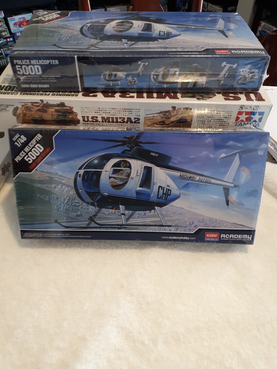 POLICE HELICOPTER 500D Model Helicopter Kit