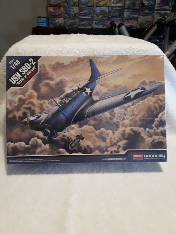 USN SBD-2 BATTLE OF MIDWAY, Model Airplane Kit