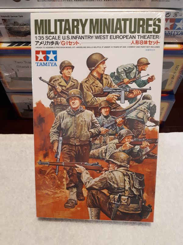 U.S.  Infantry West European Theater Military Miniature Kits