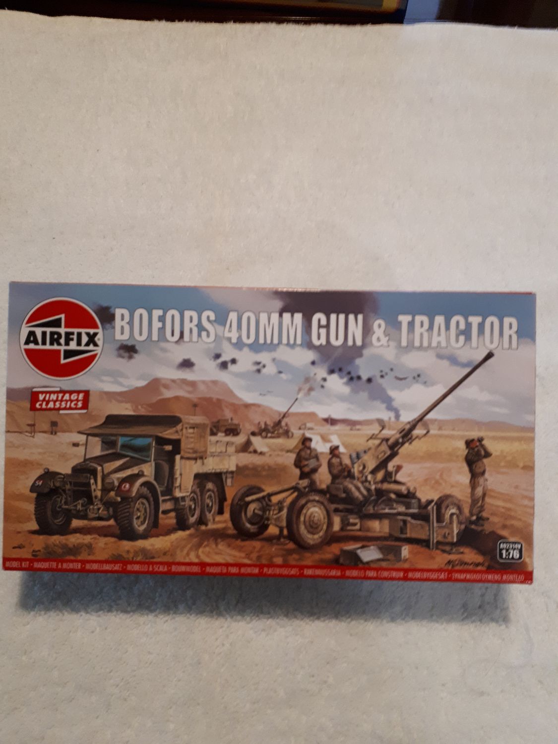 Bofors 40MM Gun &amp; Tractor Military Model Kit