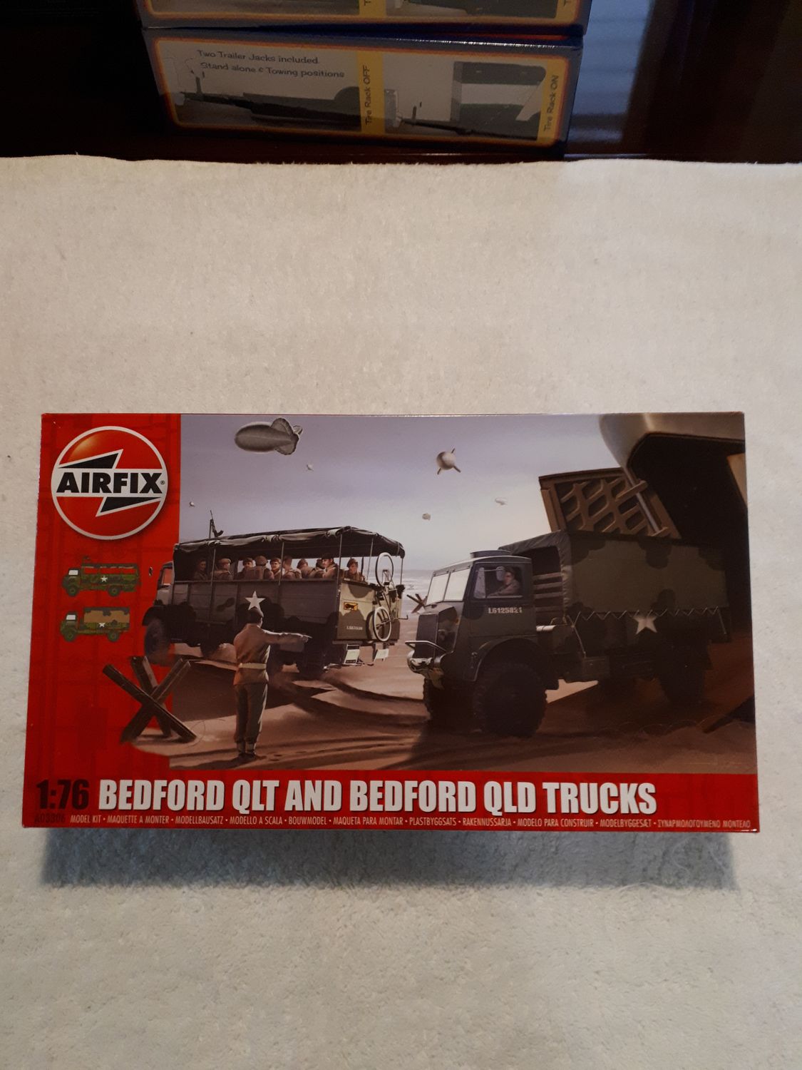 Bedford QLT and Bedford QLD Trucks Military Model Kit