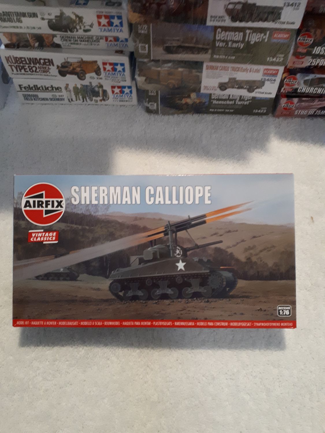 Sherman Calliope Military Model Kit