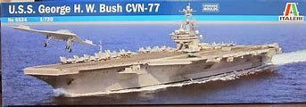 U.S.S. GEORGE H.W. BUSH CVN-77 Plastic Model Kit