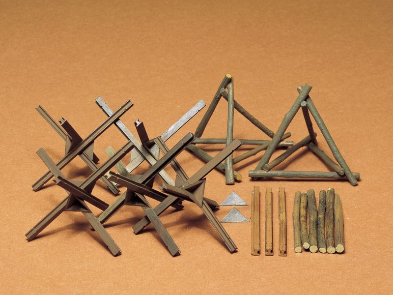 BARRICADE SET, MILITARY MINIATURE MODEL KITS