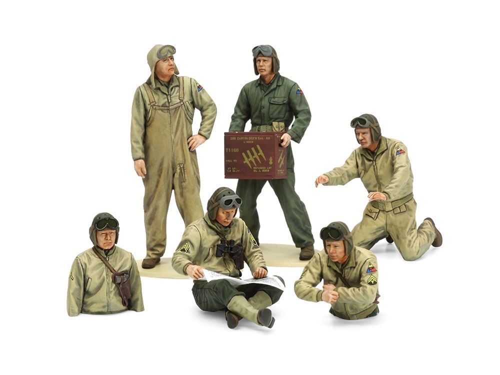U.S. Tank Crew Set Military Miniatures Model Kits