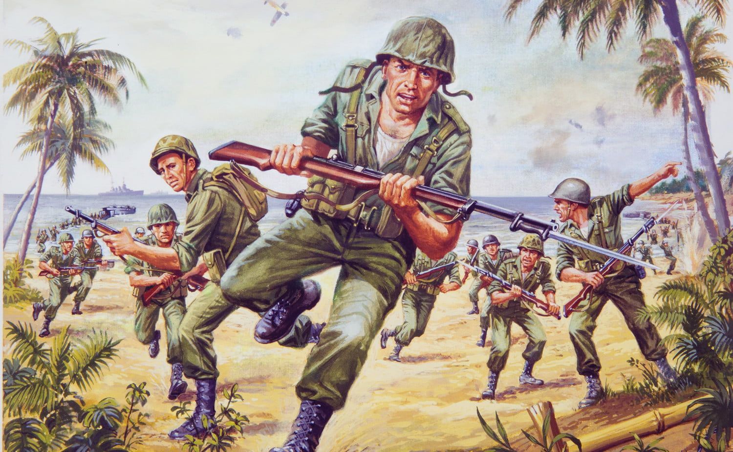U.S. Marines Military Miniatures Kit