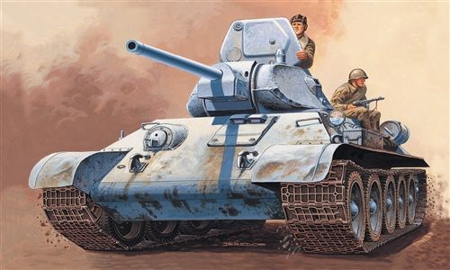 T 34/76 M42 TANK Military Model Kit