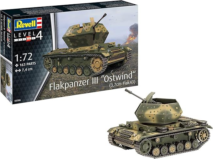 FLAKPANZER III OSTWIND Military Model Tank Kit