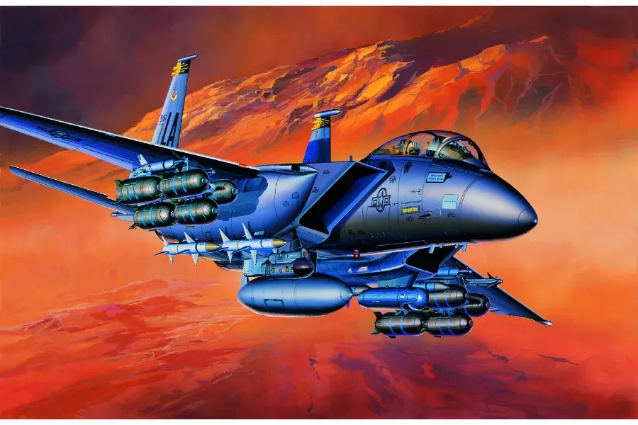 USAF F-15E STRIKE EAGLE Model Airplane Kit
