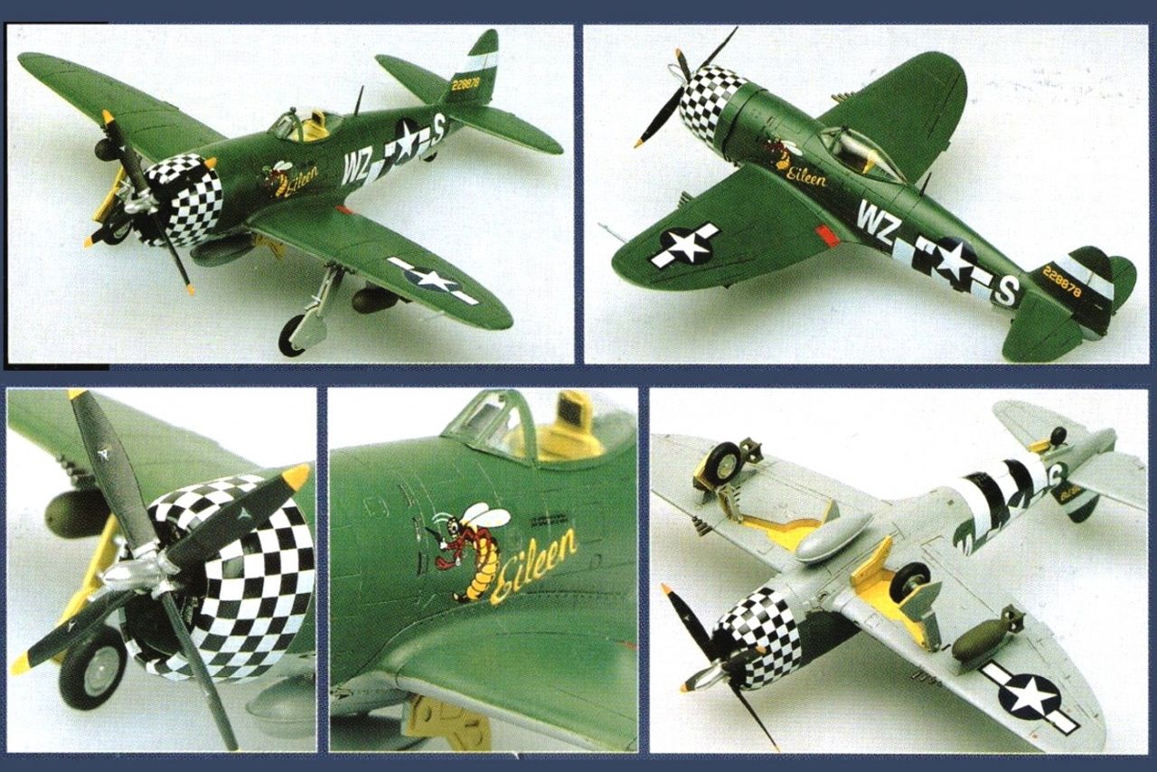 P-47D EILEEN Model Airplane Kit by Academy