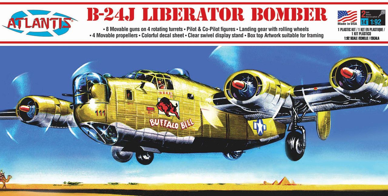 B-24J BOMBER Model Airplane Kit