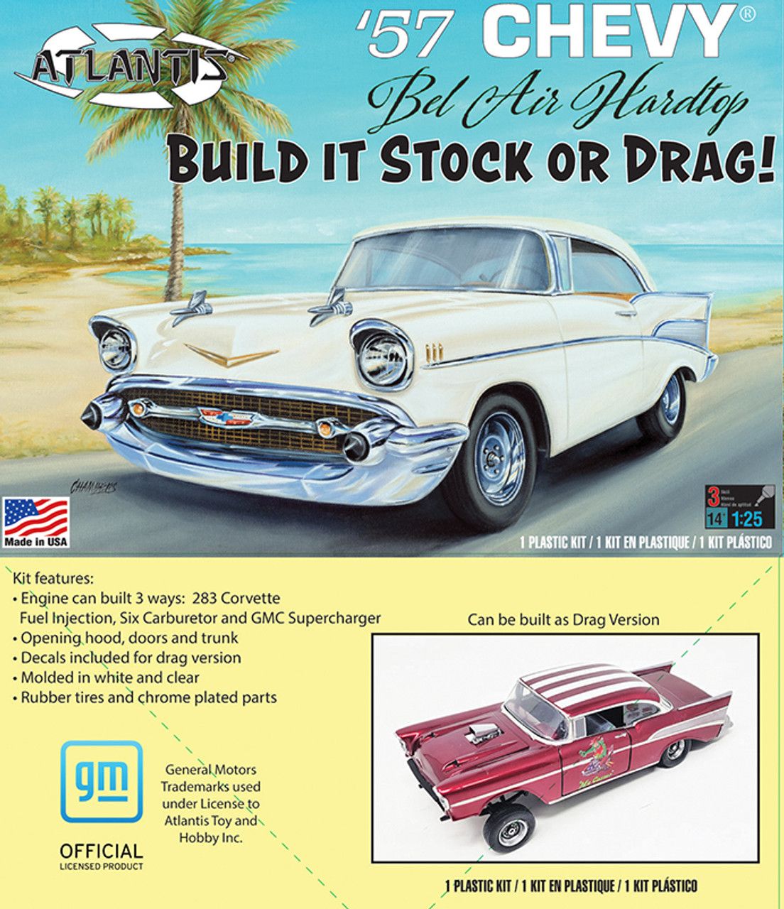 57 Chevy Bel Air Hardtop Model Kit