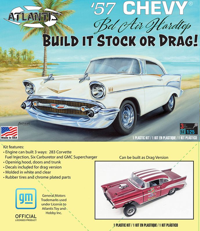 57 Chevy Bel Air Hardtop Model Kit