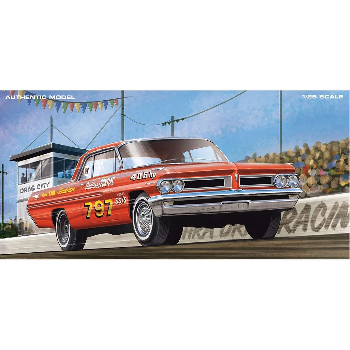62 Pontiac Catalina Super Stock 3 in 1 Model Kit