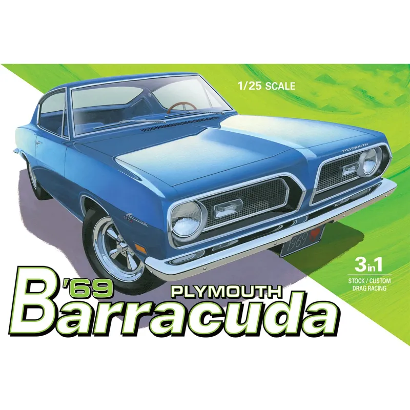 69 Plymouth Barracuda 3 in 1 Model Kit