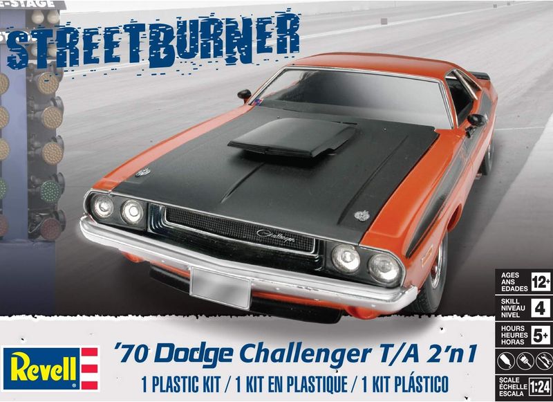 70 Dodge Challenger T/A 2&#39;n1 Model Kit