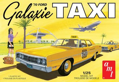 70 GALAXIE Taxi Model Kit by AMT