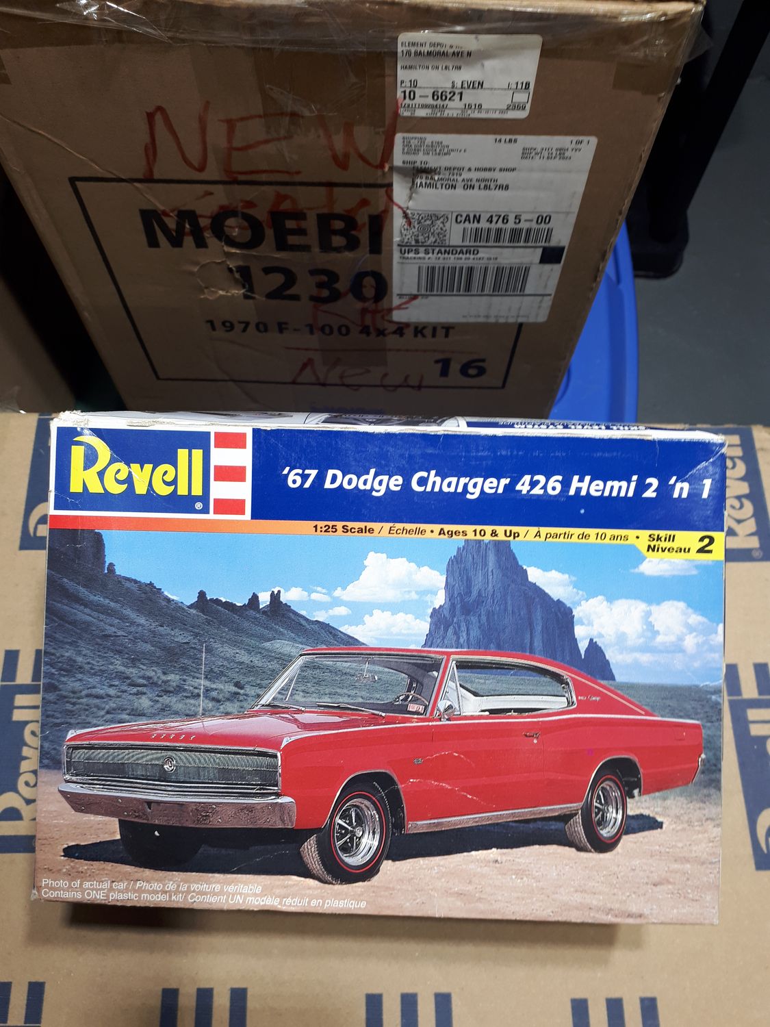 1967 Dodge Charger 426 Hemi 2 in 1 model kit