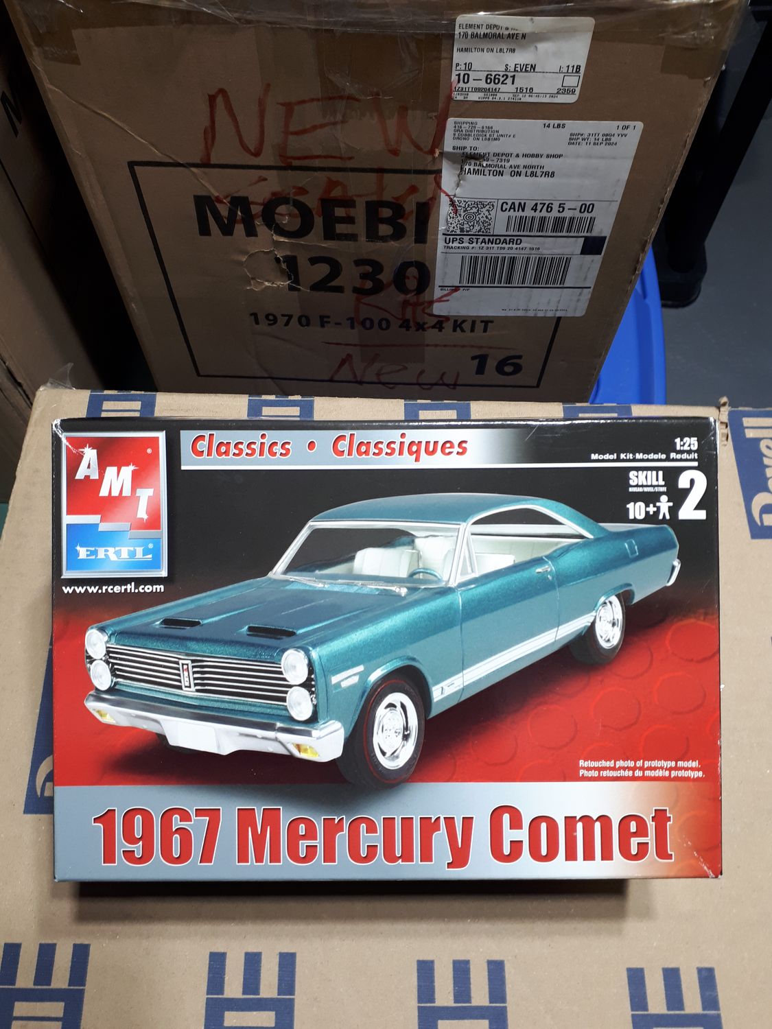 1967 Mercury Comet AMT Model Kit, Pre-Owned